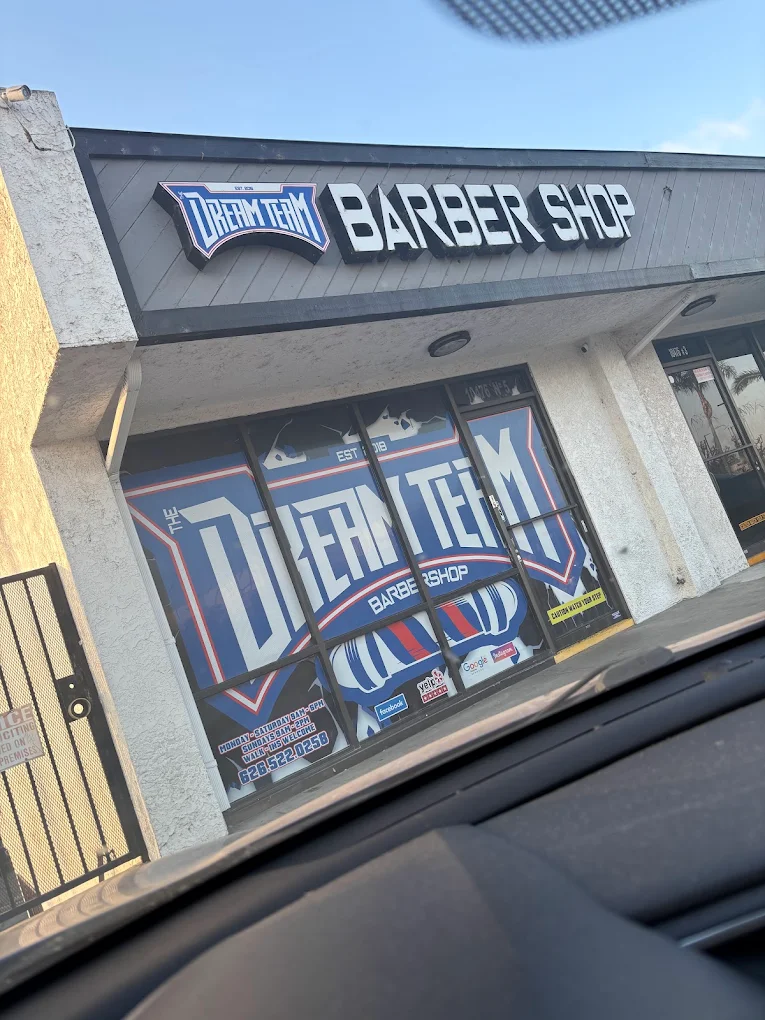 Barber at work